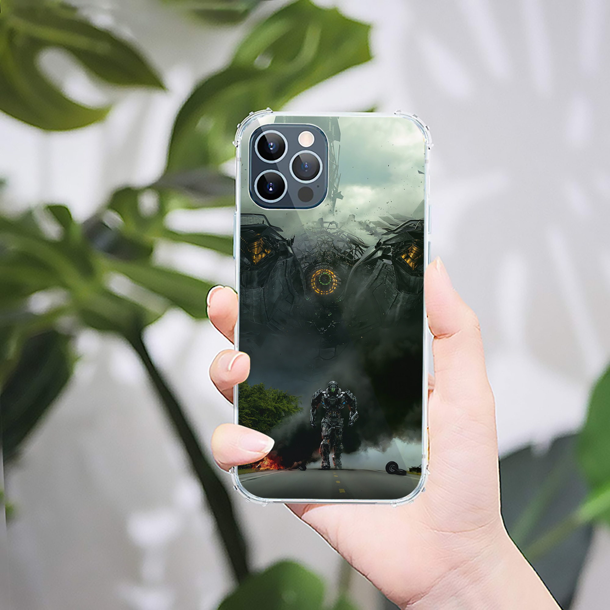 （画像用） Transformers トランスフォーマー 【iPhone 12シリーズ対応】透明スマホケース（クリアソフトケース）